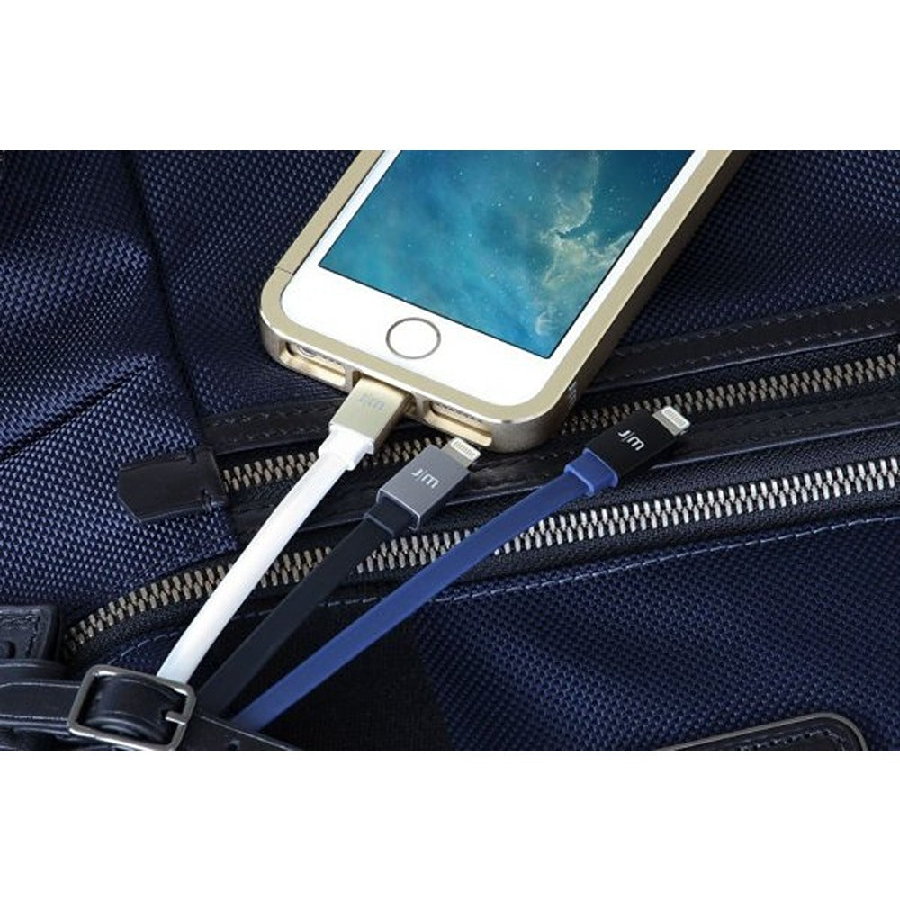 Just Mobile Kabel AluCable Flat USB-A/Lightning 1.2m Rosegull