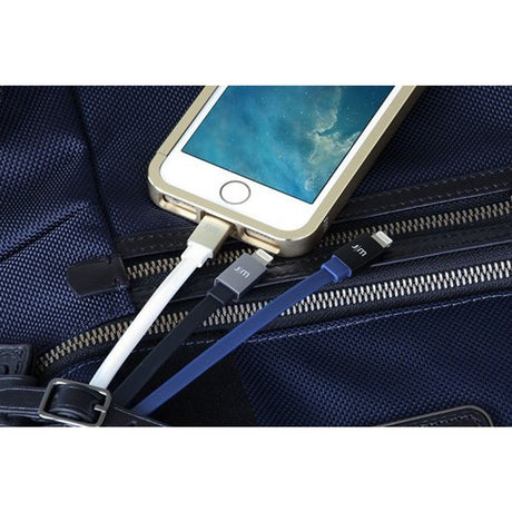 Just Mobile Kabel AluCable Flat USB-A/Lightning 1.2m Rosegull