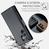 CaseMe Samsung Galaxy S24 Ultra Etui 023 Series Svart