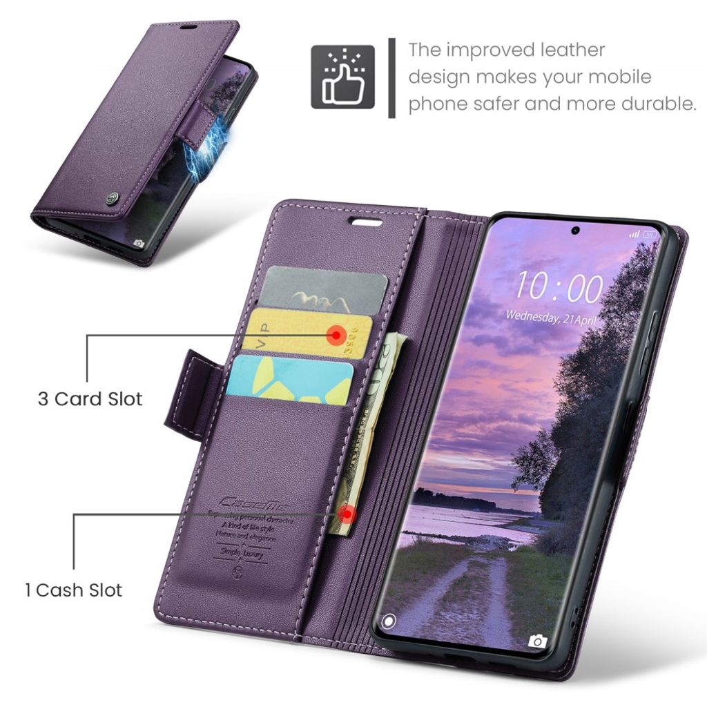 CaseMe Xiaomi Redmi Note 14 Pro 5G/14 Pro Plus 5G Etui 023 Series Lilla