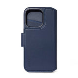 Decoded iPhone 15 Plus Etui Leather Detachable Wallet True Navy