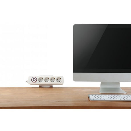 Deltaco OFFICE Clamp-on power strip holder for desk