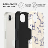 Burga iPhone 16e/iPhone 17e Deksel Tough MagSafe Derby Race