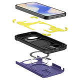 Spigen Google Pixel 10a Deksel Tough Armor MagFit Ash Violet