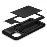 Spigen iPhone 11 Deksel Slim Armor CS Svart