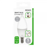Deltaco Smart Home Dimmbar LED-pære E14 WiFi 4.5W