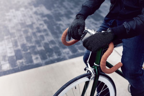 Mujjo Double-Layered Touchscreen Gloves Small
