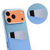 iPhone 17 Pro/iPhone 18 Pro Deksel i lær med Kortholder og MagSafe Blå