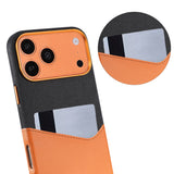 iPhone 17 Pro/iPhone 18 Pro Deksel i lær med Kortholder og MagSafe Brun
