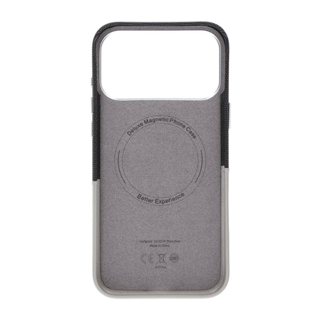 iPhone 17 Pro/iPhone 18 Pro Deksel i lær med Kortholder og MagSafe Grå