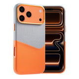 iPhone 17 Pro/iPhone 18 Pro Deksel i lær med Kortholder og MagSafe Oransje