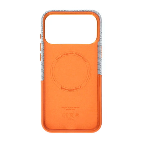 iPhone 17 Pro/iPhone 18 Pro Deksel i lær med Kortholder og MagSafe Oransje