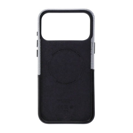 iPhone 17 Pro Max/iPhone 18 Pro Max Deksel i skinn Kortholder MagSafe Svart