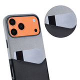 iPhone 17 Pro Max/iPhone 18 Pro Max Deksel i skinn Kortholder MagSafe Svart