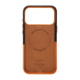 iPhone 17 Pro Max/iPhone 18 Pro Max Deksel i skinn Kortholder MagSafe Brun