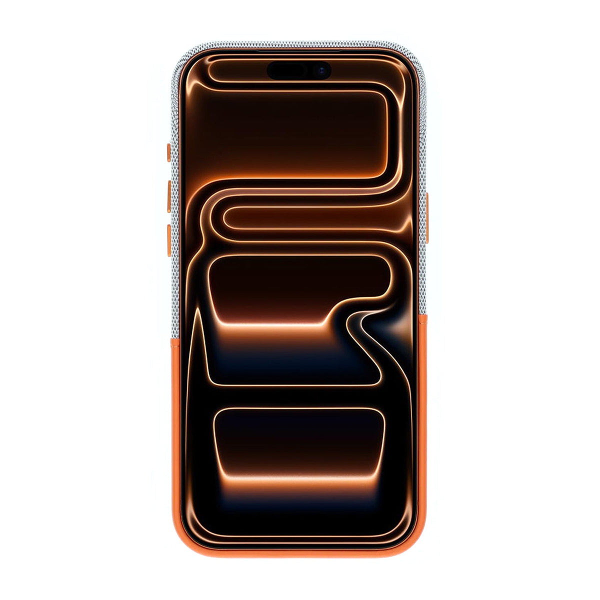 iPhone 17 Pro Max/iPhone 18 Pro Max Deksel i skinn Kortholder MagSafe Oransje