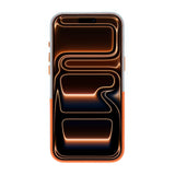 iPhone 17 Pro Max/iPhone 18 Pro Max Deksel i skinn Kortholder MagSafe Oransje