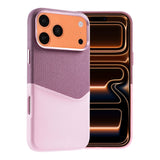 iPhone 17 Pro Max/iPhone 18 Pro Max Deksel i skinn Kortholder MagSafe Rosa