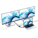 Satechi USB-C dubbel HDMI-Adapter Sølv