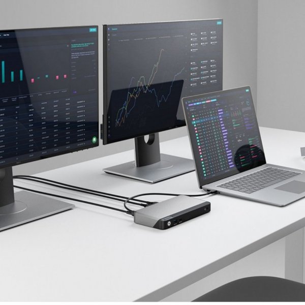 ALOGIC Prime MX2 USB-C Dual Display DP 65W PD Dockingstasjon