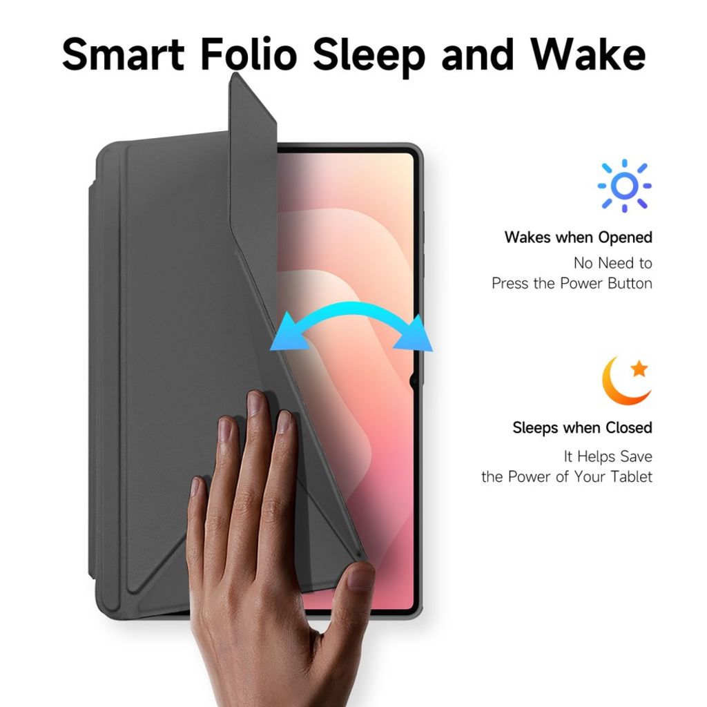 Dux Ducis Samsung Galaxy Tab S11 Ultra/S12 Ultra Etui Magi Series Grå