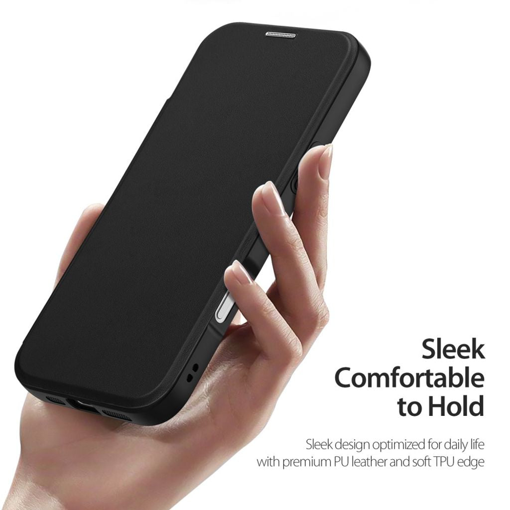 Dux Ducis iPhone 17 Pro Max/18 Pro Max Etui Skin X Pro Series Kickstand MagSafe Svart
