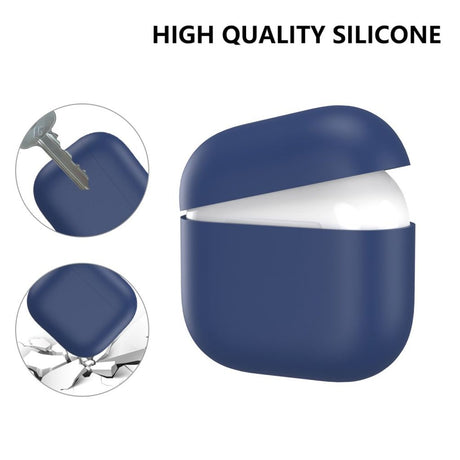 Ahastyle AirPods 4/5 Deksel Silikon Blå