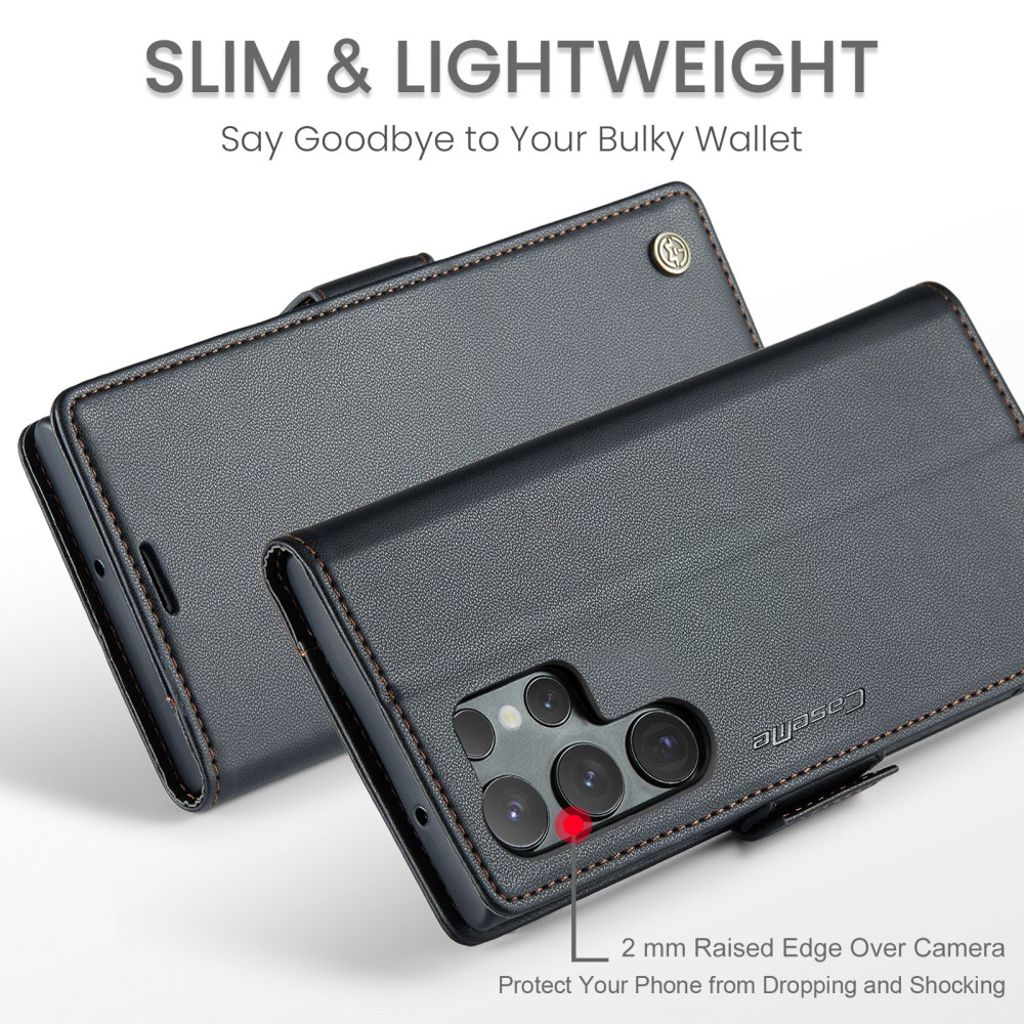CaseMe Samsung Galaxy S24 Ultra Etui 023 Series Svart