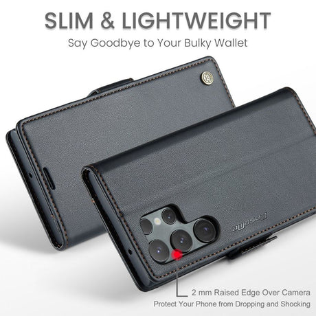 CaseMe Samsung Galaxy S24 Ultra Etui 023 Series Svart