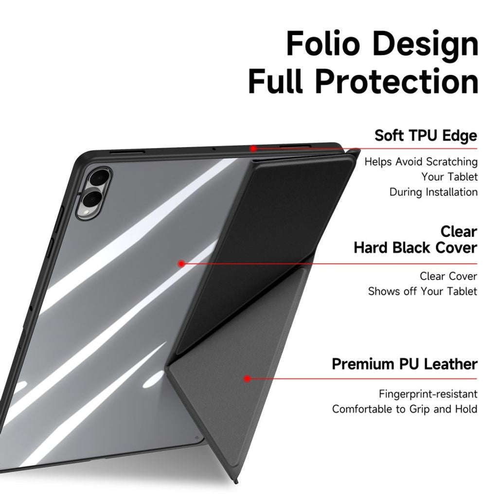 Dux Ducis Samsung Galaxy Tab S11 Ultra/S12 Ultra Etui Magi Series Svart