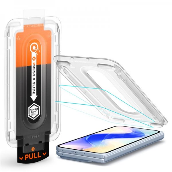 Spigen Google Pixel 10 Pro Fold Skjermbeskytter GLAS.tR EZ Fit Optik Pro 2-pakning
