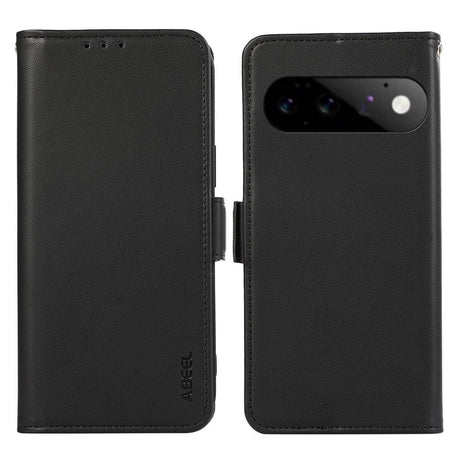 ABEEL Google Pixel 11/Pixel 11 Pro Etui RFID-beskyttelse Svart