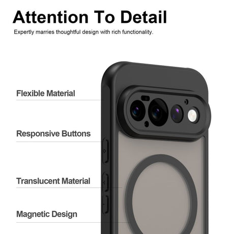 Google Pixel 11 Pro Deksel Frosted MagSafe Svart