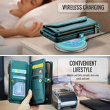 CaseMe iPhone 15 Pro Etui C36 Series Grønn