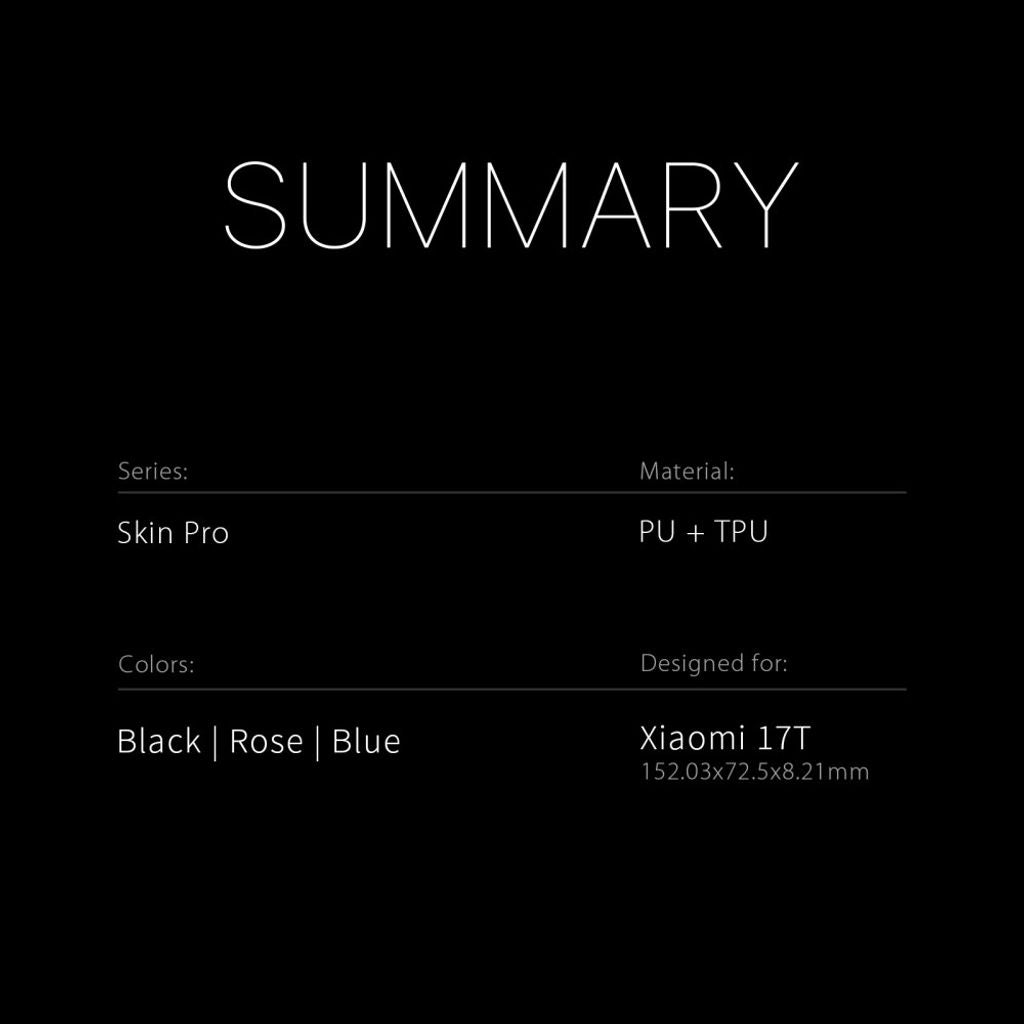 Dux Ducis Xiaomi 17T Etui Skin Pro Series Rosa