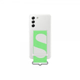 Samsung Original Galaxy S21 FE Deksel Silicone Cover with Strap Hvit