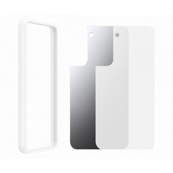 Samsung Original Galaxy S22 Plus Deksel Frame Cover Hvit