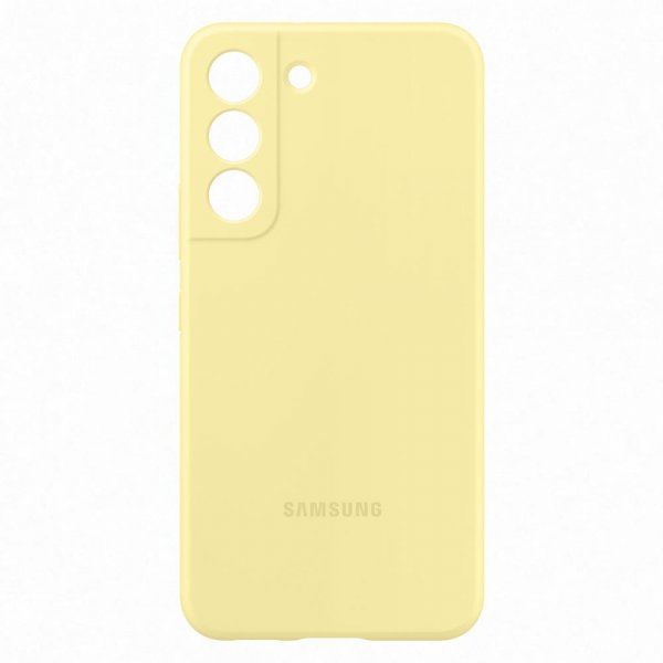 Samsung Original Galaxy S22 Deksel Silicone Cover Gul
