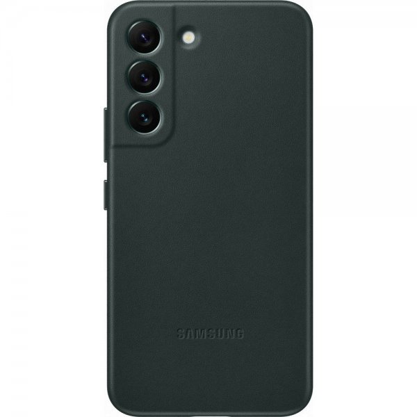 Samsung Original Galaxy S22 Deksel Leather Cover Grønn