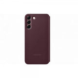 Samsung Original Galaxy S22 Plus Etui Smart Clear View Cover Burgundy