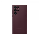Samsung Original Galaxy S22 Ultra Etui Smart Clear View Cover Burgundy
