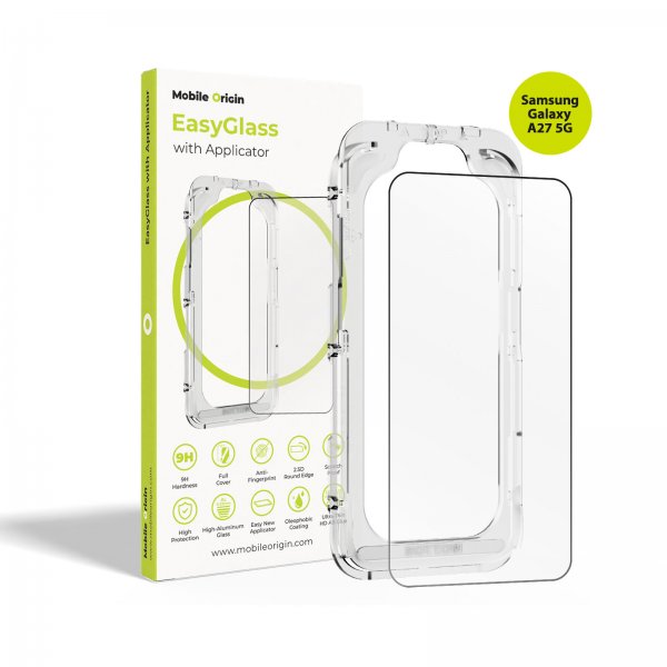 Mobile Origin Samsung Galaxy A27 Skjermbeskytter EasyGlass Applicator