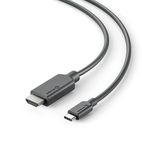 Alogic Kabel Elements USB-C til HDMI 4K 1m Svart