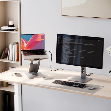 Alogic Elite Plus justerbart stativ for bærbar PC Sølv