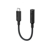 ALOGIC Elements Pro 10cm USB-C til 3.5mm Lydadapter Svart