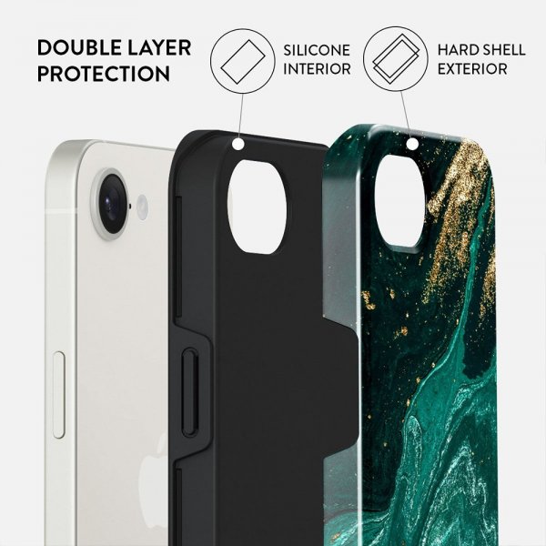Burga iPhone 16e/iPhone 17e Deksel Tough MagSafe Emerald Pool