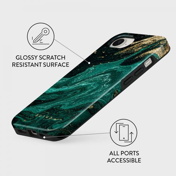 Burga iPhone 16e/iPhone 17e Deksel Tough MagSafe Emerald Pool