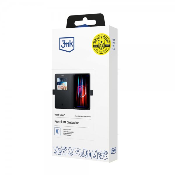 3mk Google Pixel 10a Etui Wallet Svart
