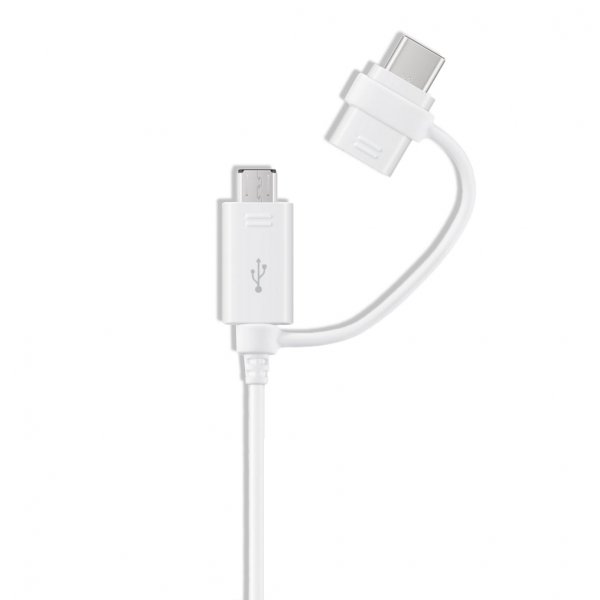 Samsung Data- och LaddningsKabel USB Type-C/Micro-USB 1.5m Hvit