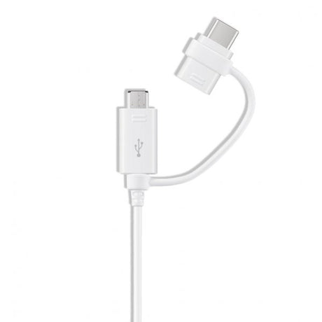 Samsung Data- och LaddningsKabel USB Type-C/Micro-USB 1.5m Hvit